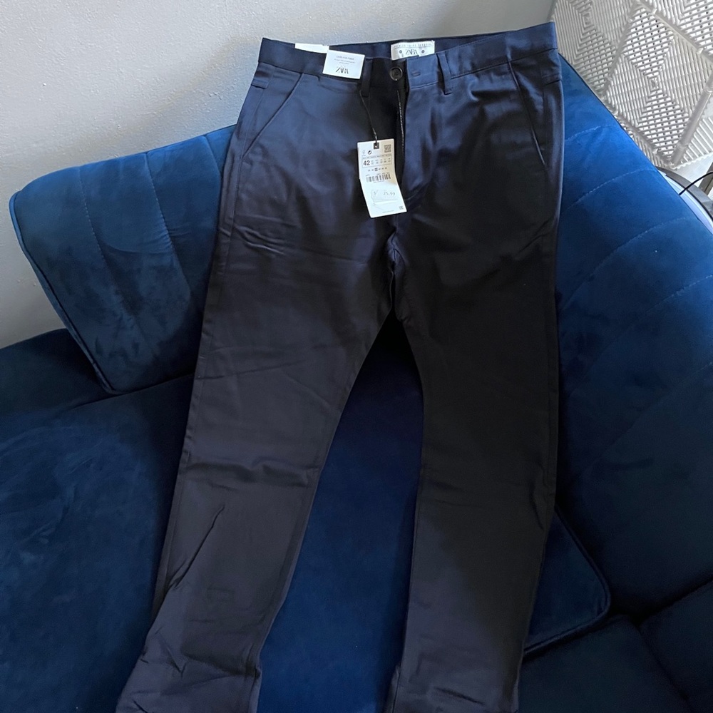 32 zara pants (navy)